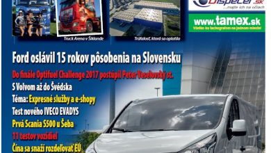 Magazín TRANSPORT a LOGISTIKA - Vydanie 7-8/2017 - Obálka