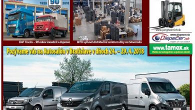 Magazín TRANSPORT a LOGISTIKA - Vydanie 4/2018 - Obálka