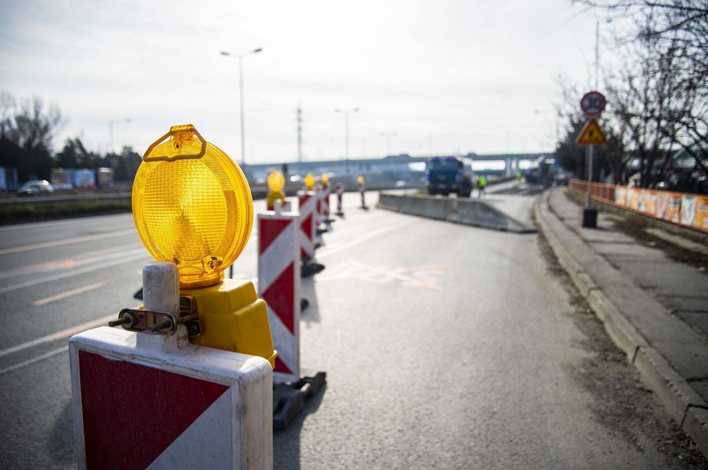 Cesta na prístavný most v BA