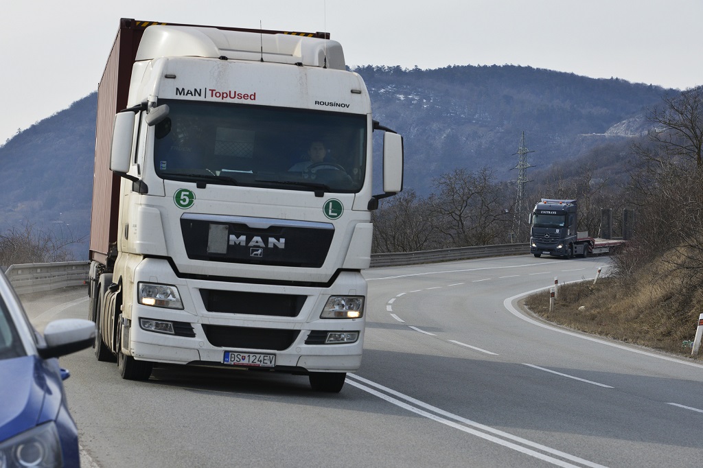 Kamión MAN na Soroške