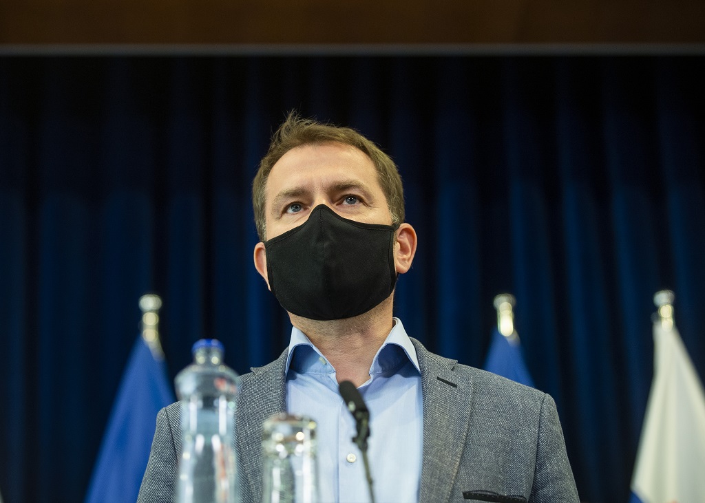 Premiér Igor Matovič