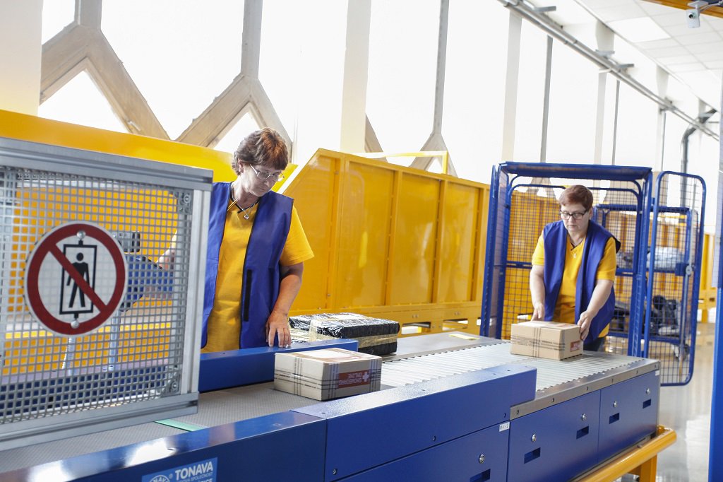 Slovenská pošta - triediaca linka