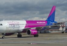 Lietadlo nízkonákladovej spoločnosti Wizz Air