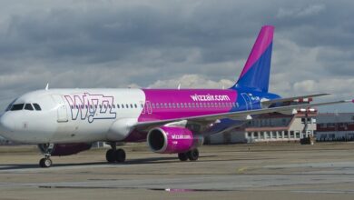 Lietadlo nízkonákladovej spoločnosti Wizz Air