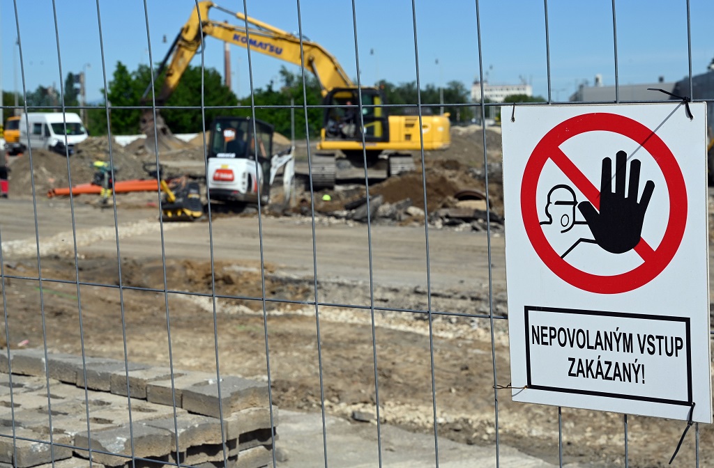 Stavba autobuovej stanice v Michalovciach