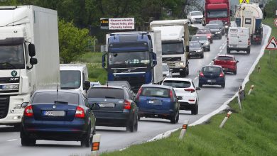 Hustá premávka na ceste pri Prešove