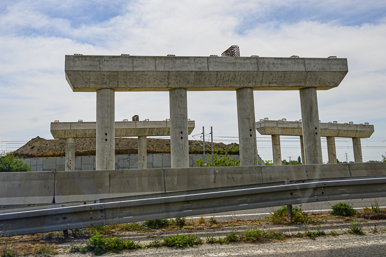 Výstavba D4R7 pri Čiernej vode