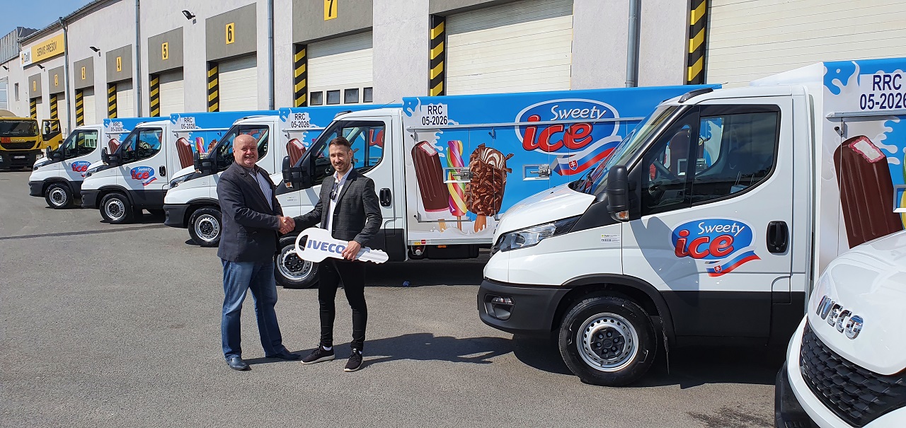 Nové vozidlá IVECO Daily MY2019 pre spoločnosť SWEETY ICE