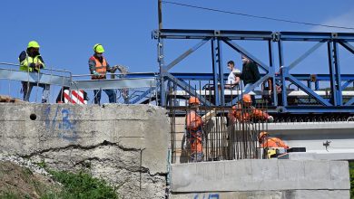 Oprava mostu v Strážskom
