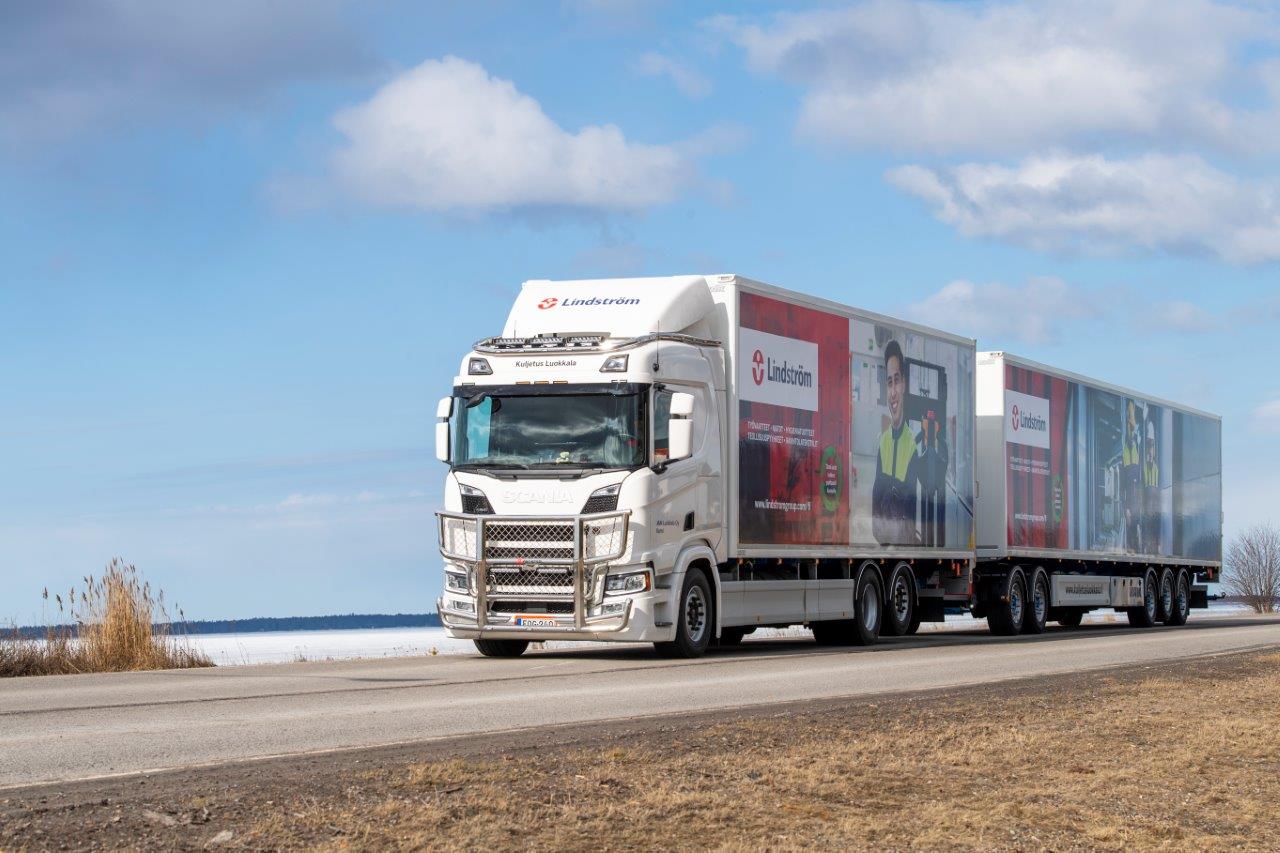 LNG vozidlo Scania vo Fínsku