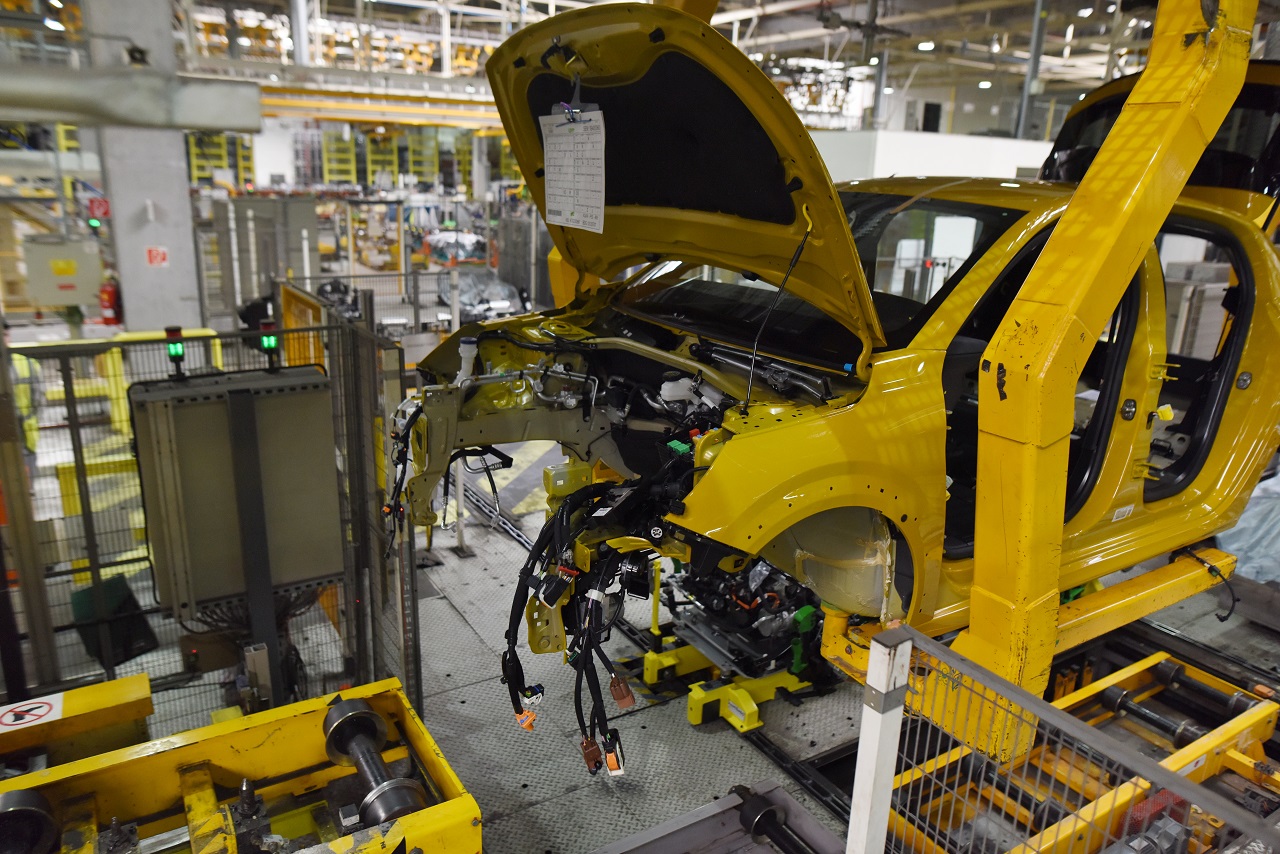 Výroba modelu v PSA Trnava