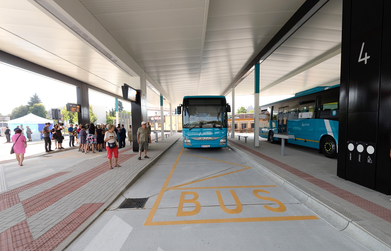 Otvorenie novej autobusovej stanice v Nitre