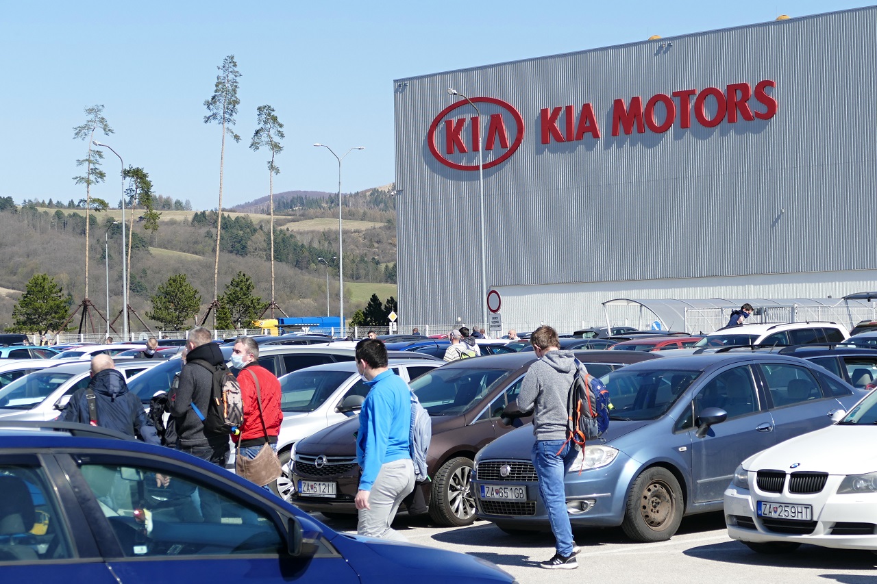 Výrobná hala spoloćnosti Kia Motors Slovakia