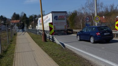 Cesta v TTSK v obci Jablonica