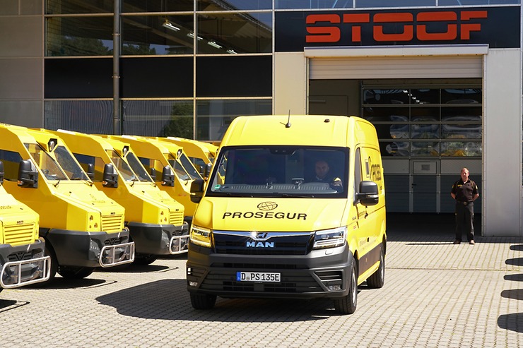 MAN eTGE na prevoz peňazí