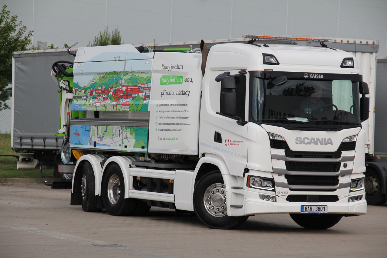 Scania na bio CNG v službách PVK