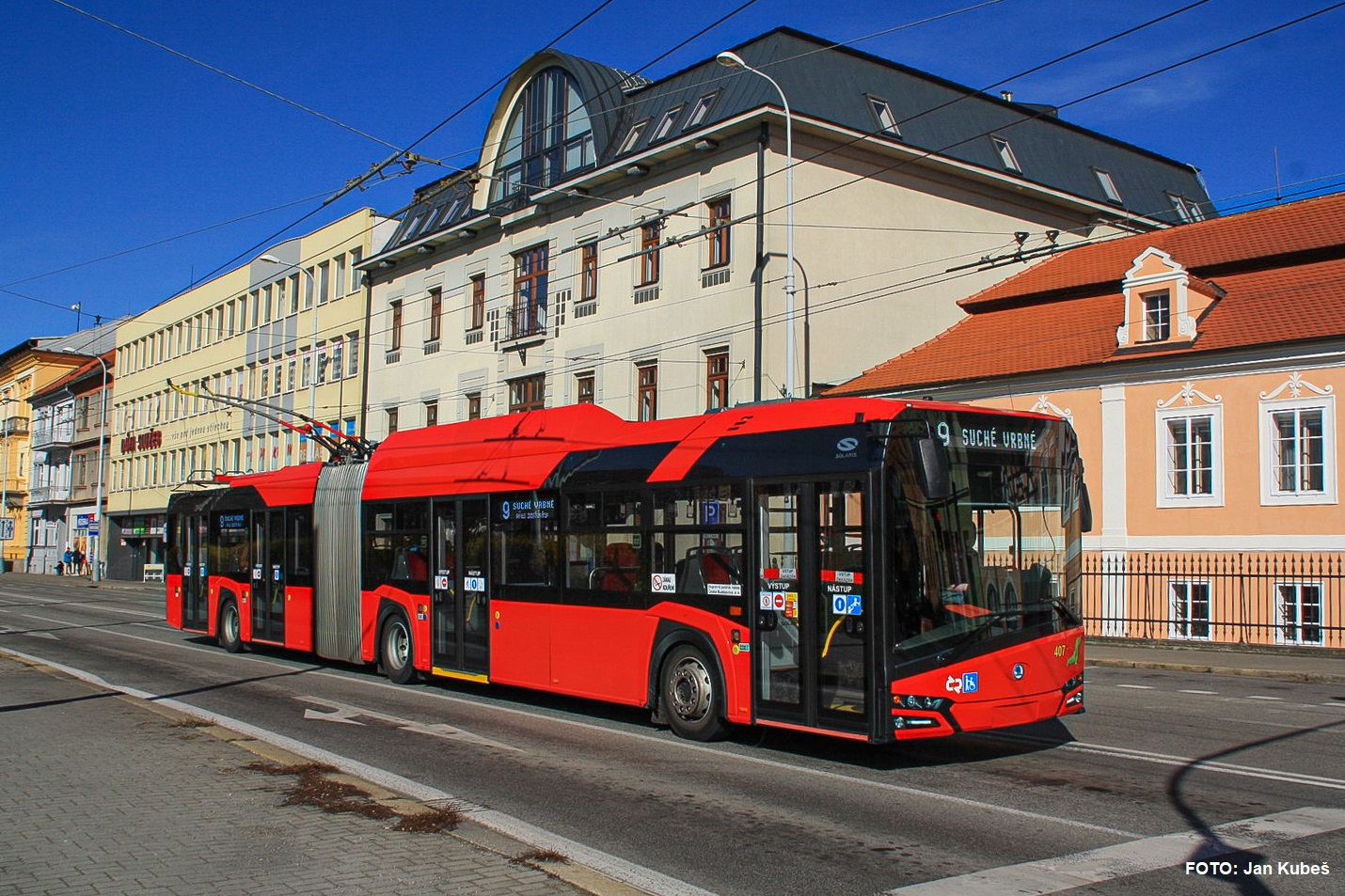 Hybridný trrolejbus na skúške v DPB