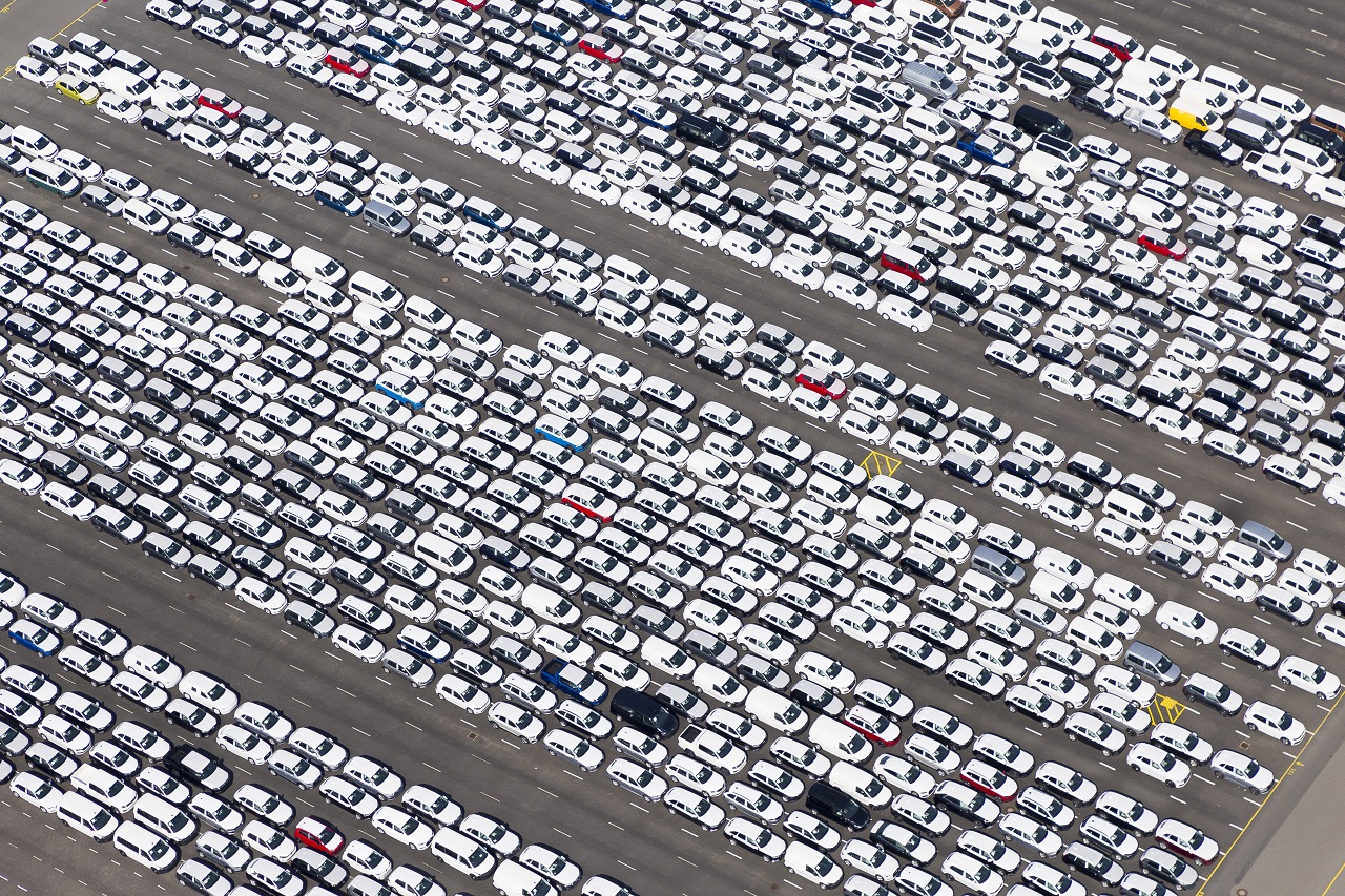 Nové vozidlá VW odfotené z vtáčej perspektívy