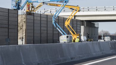 Stavba protihlukovej steny