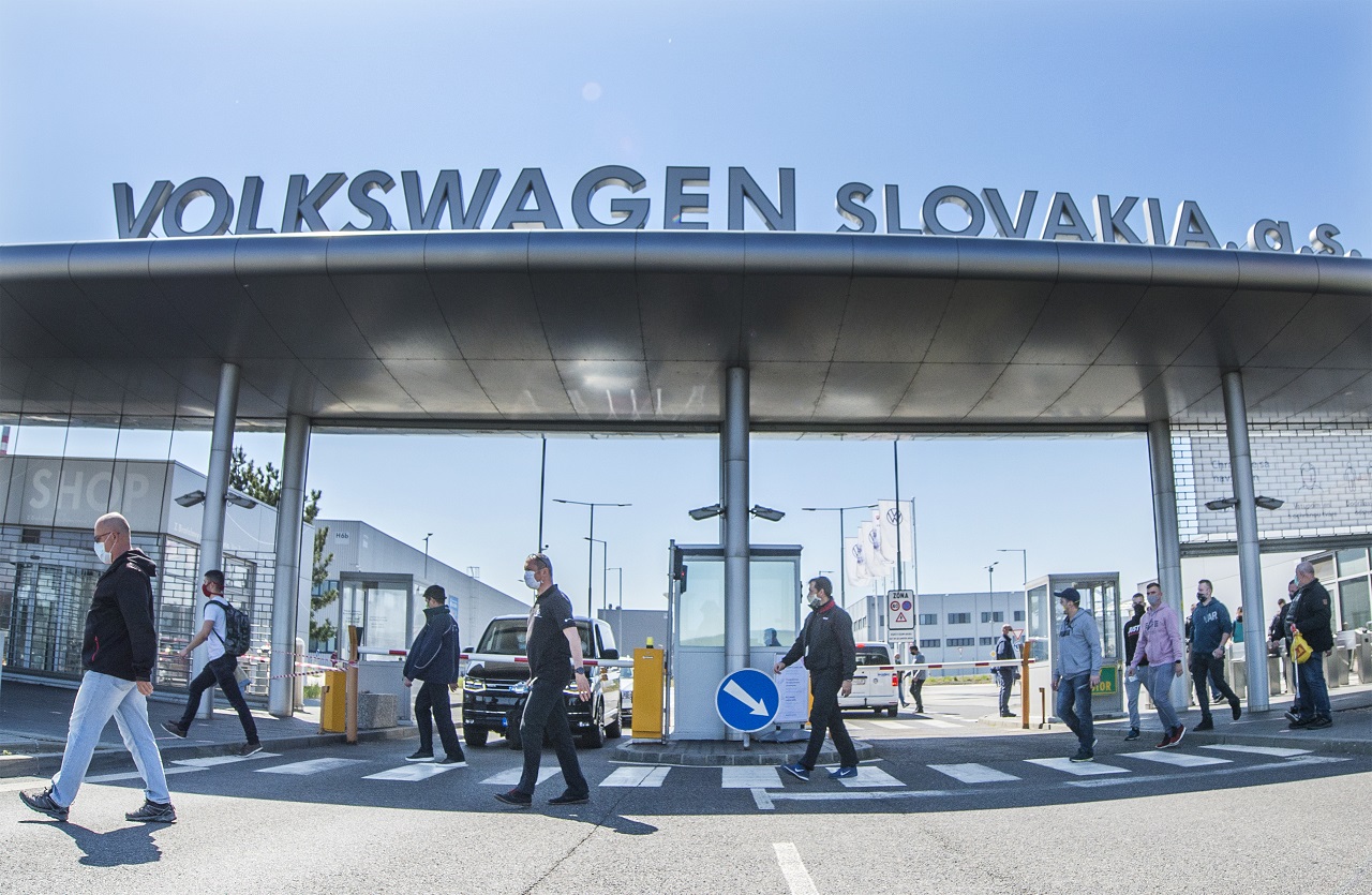 VW Slovakia apríl 2020