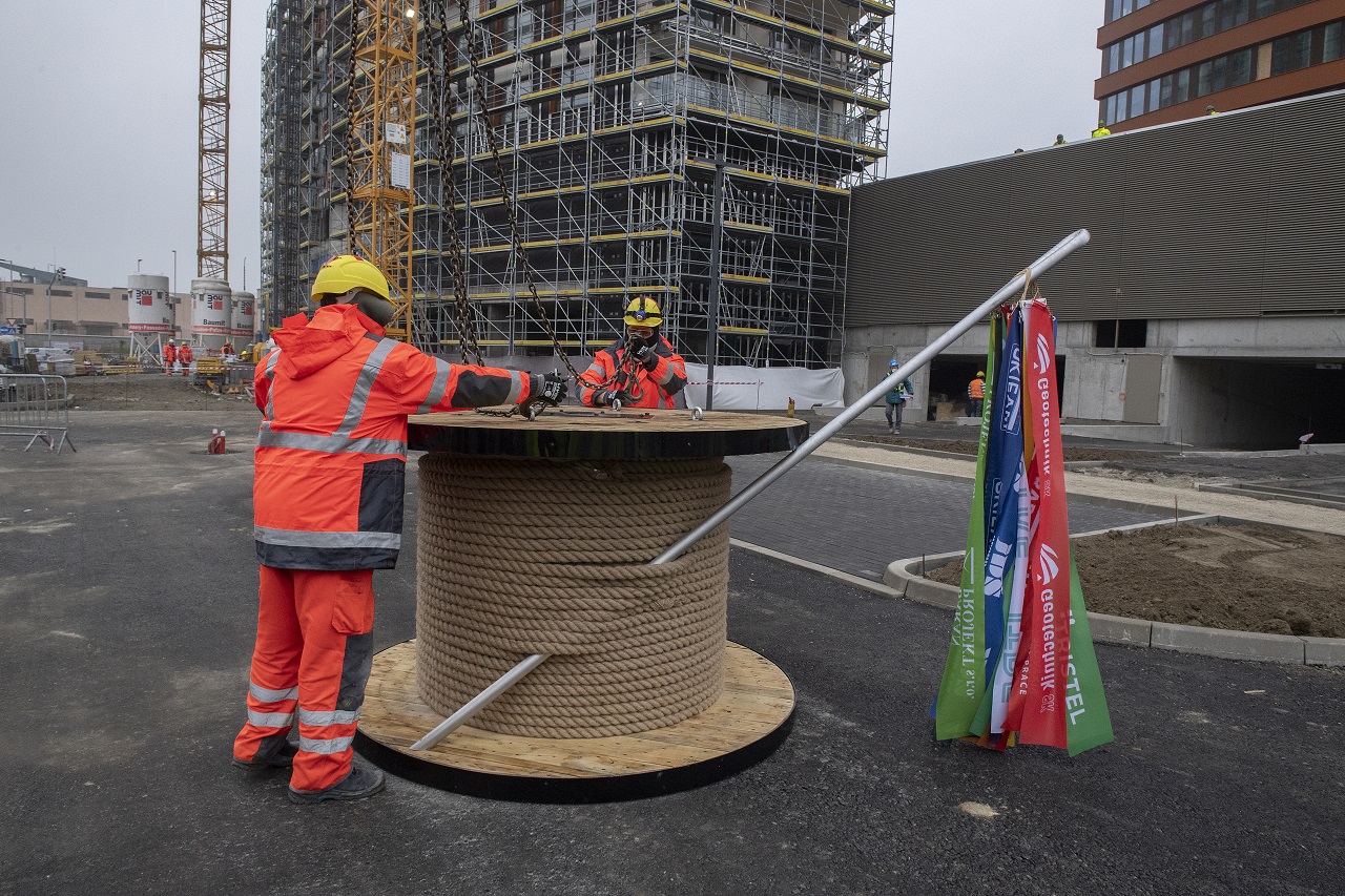 Stavba budovy Klingerka
