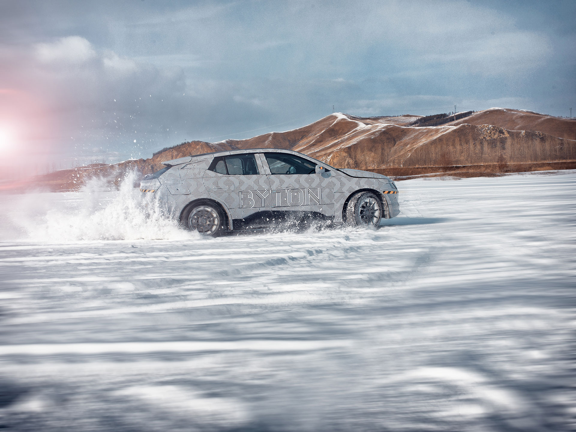 Test elektromobilu Byton