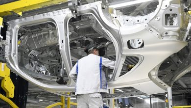 Výroba karosérie vo VW Bratislava