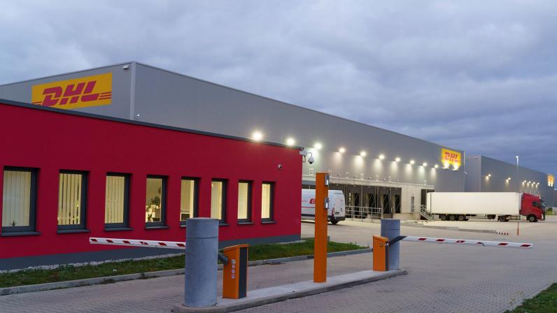 DHL logistics warehouse