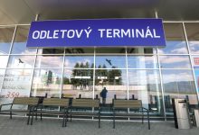 Odletový terminál na letisku Sliač