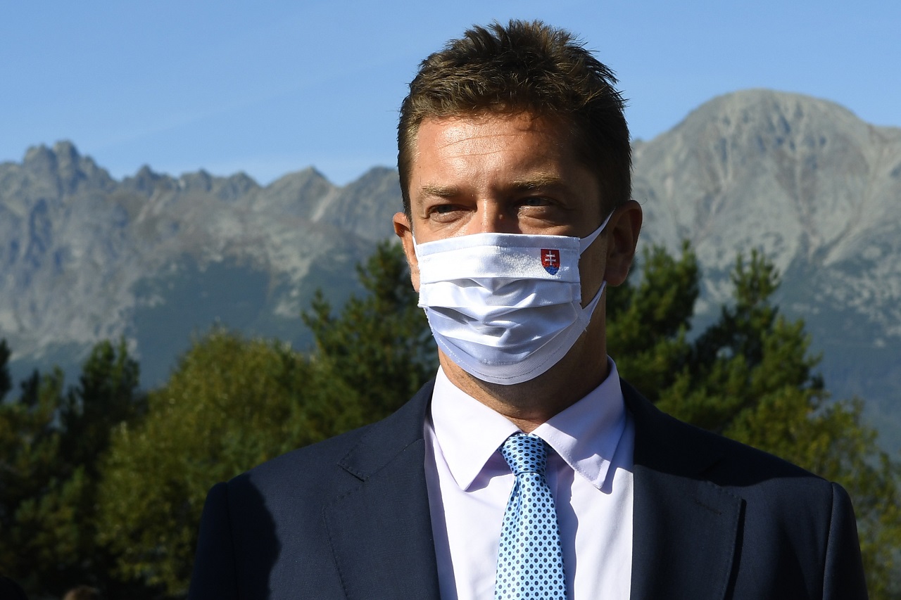 Na snímke minister dopravy a výstavby Andrej Doležal