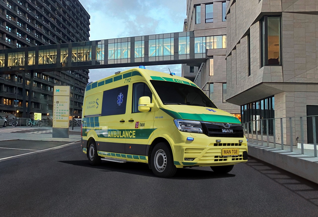 Vozidlá TGE pre Falck