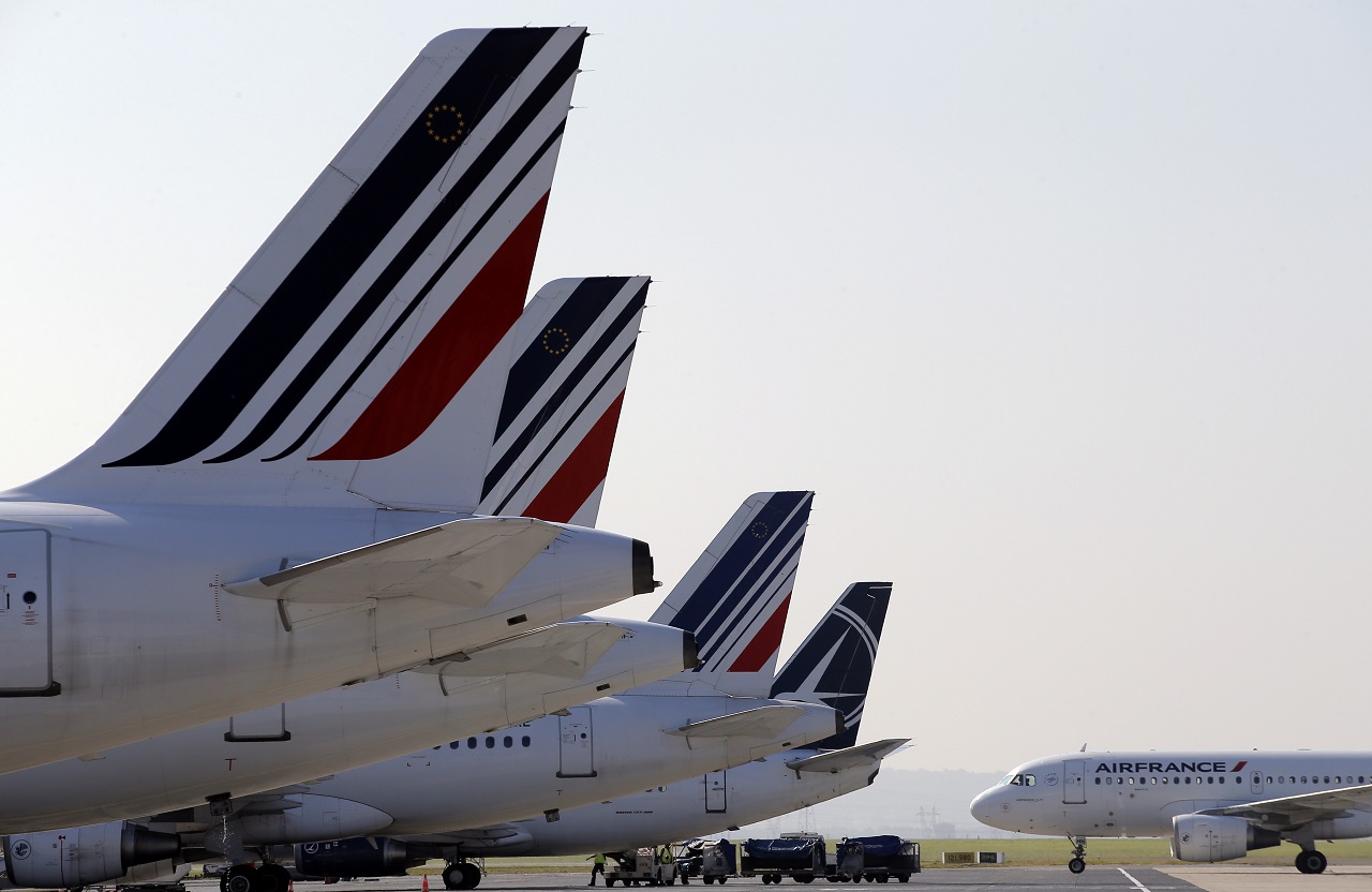 Zadné krídla lietadiel Air France