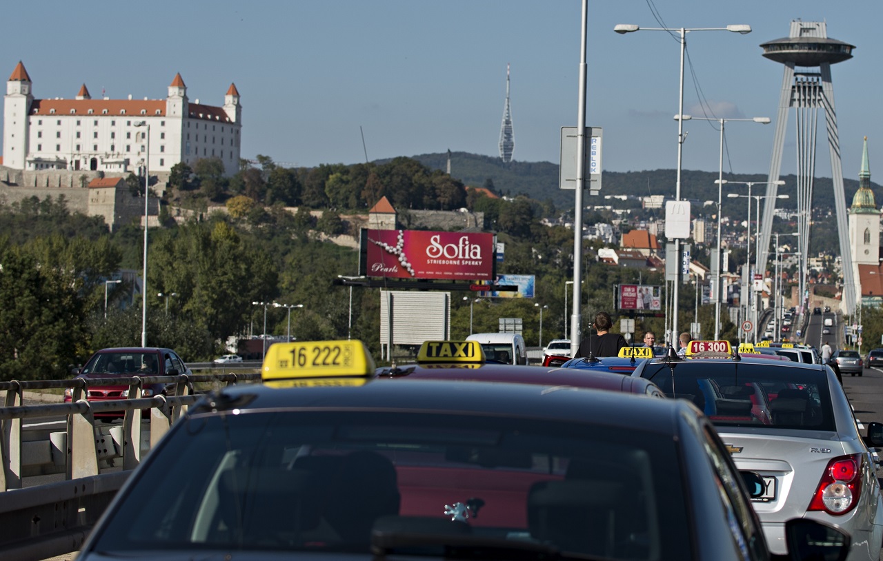 Štrajk taxikárov v roku 2015