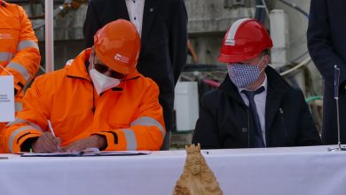 Podpis zmluvy na dostavbu tunela Višňové