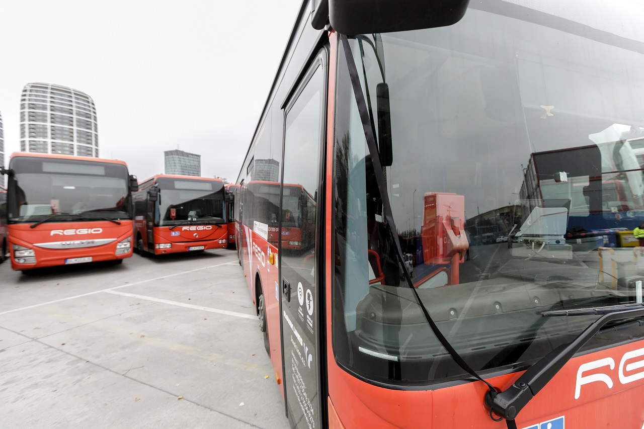 Autobusy Slovak Lines v Bratislave