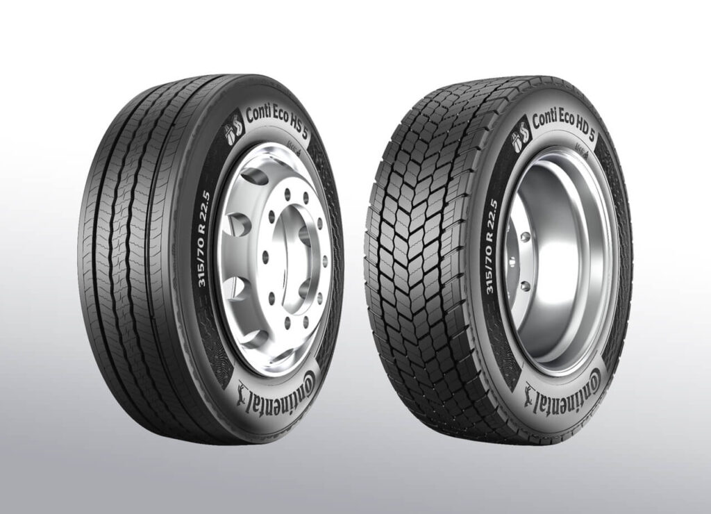 Nový rad pneumatík Conti Eco Gen 5 pre nákladné vozidlá. Continental PP Eco HS5+HD5