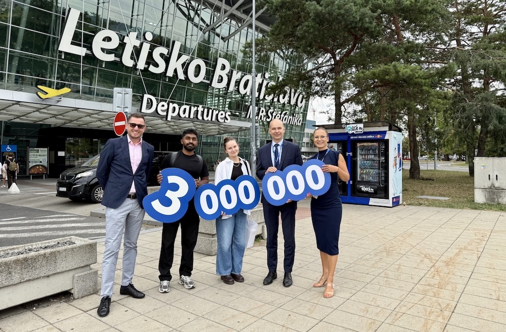 Letisko Bratislava po prvý raz v histórii prekonalo hranicu 3 miliónov cestujúcich
